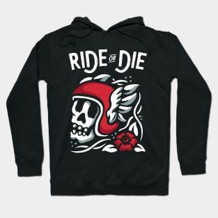 Ride Or Die Skull Hoodie